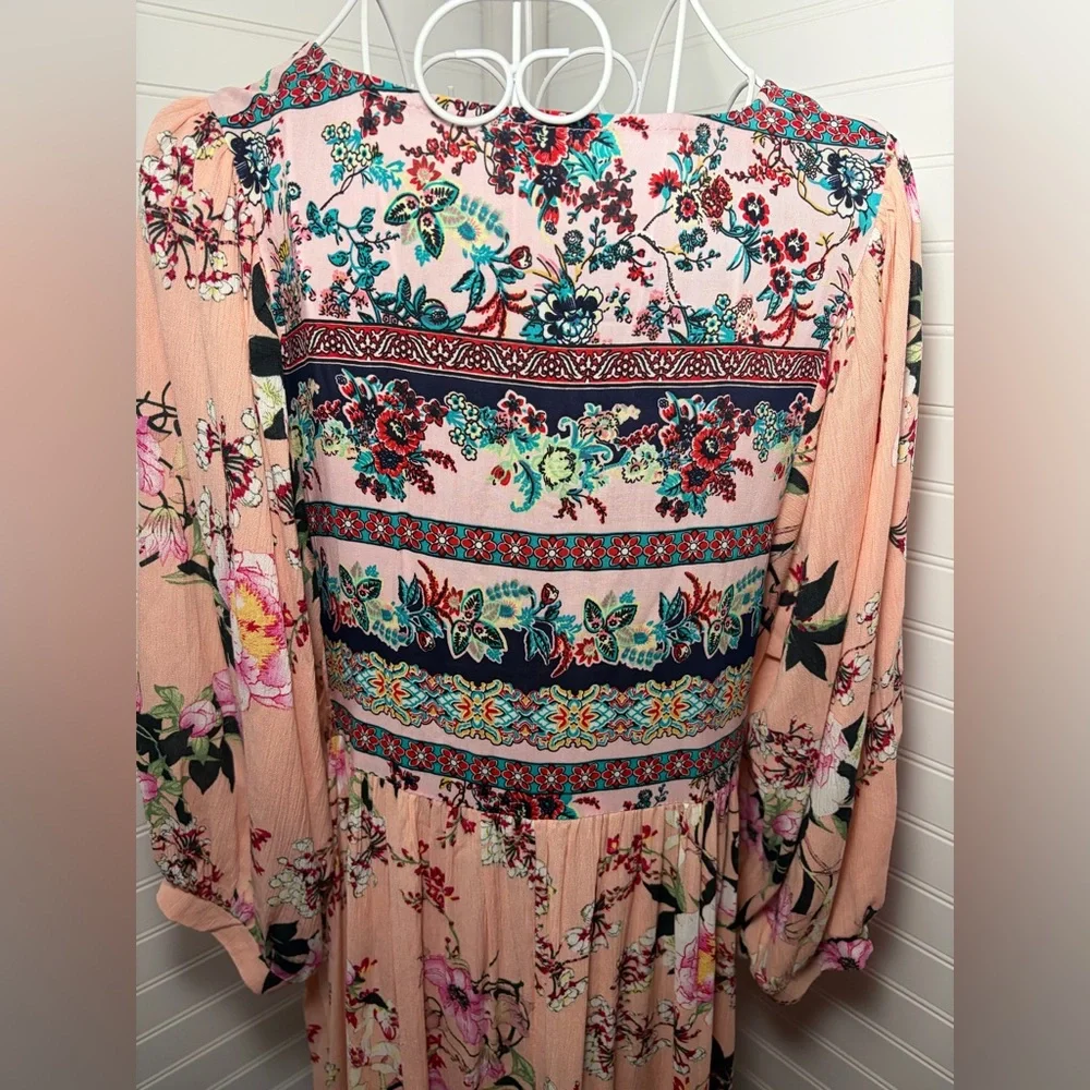 Umgee Floral Blush Mini Dress - Picture 9 of 10